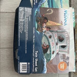 Disney Moana Ocean Adventure Twin Sheet Set